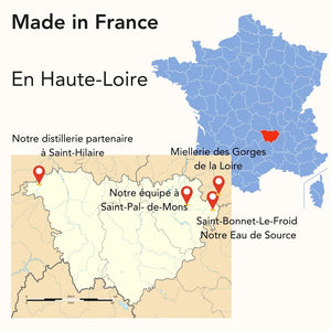 Velavi s'engage dans une production locale, ses actifs sont sourcés en Haute-Loire et en Auvergne et sa production est réalisée dans la région. 